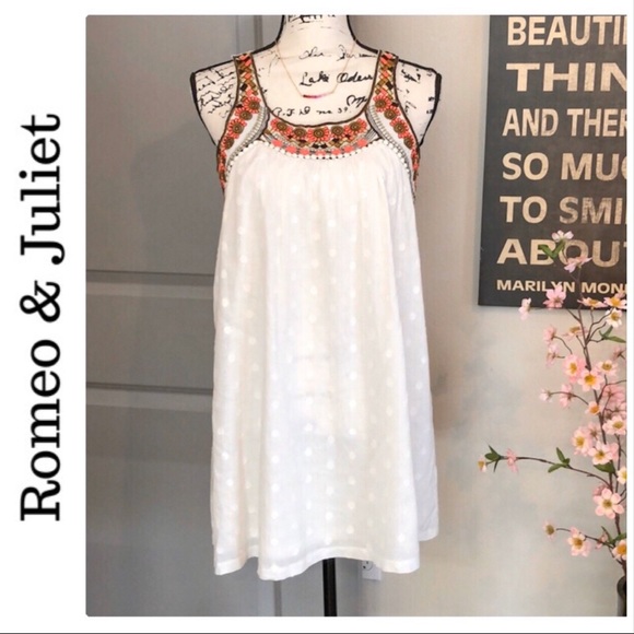 💕Lovely Romeo & Juliet Cotton Tunic Dress💕 - Picture 1 of 8